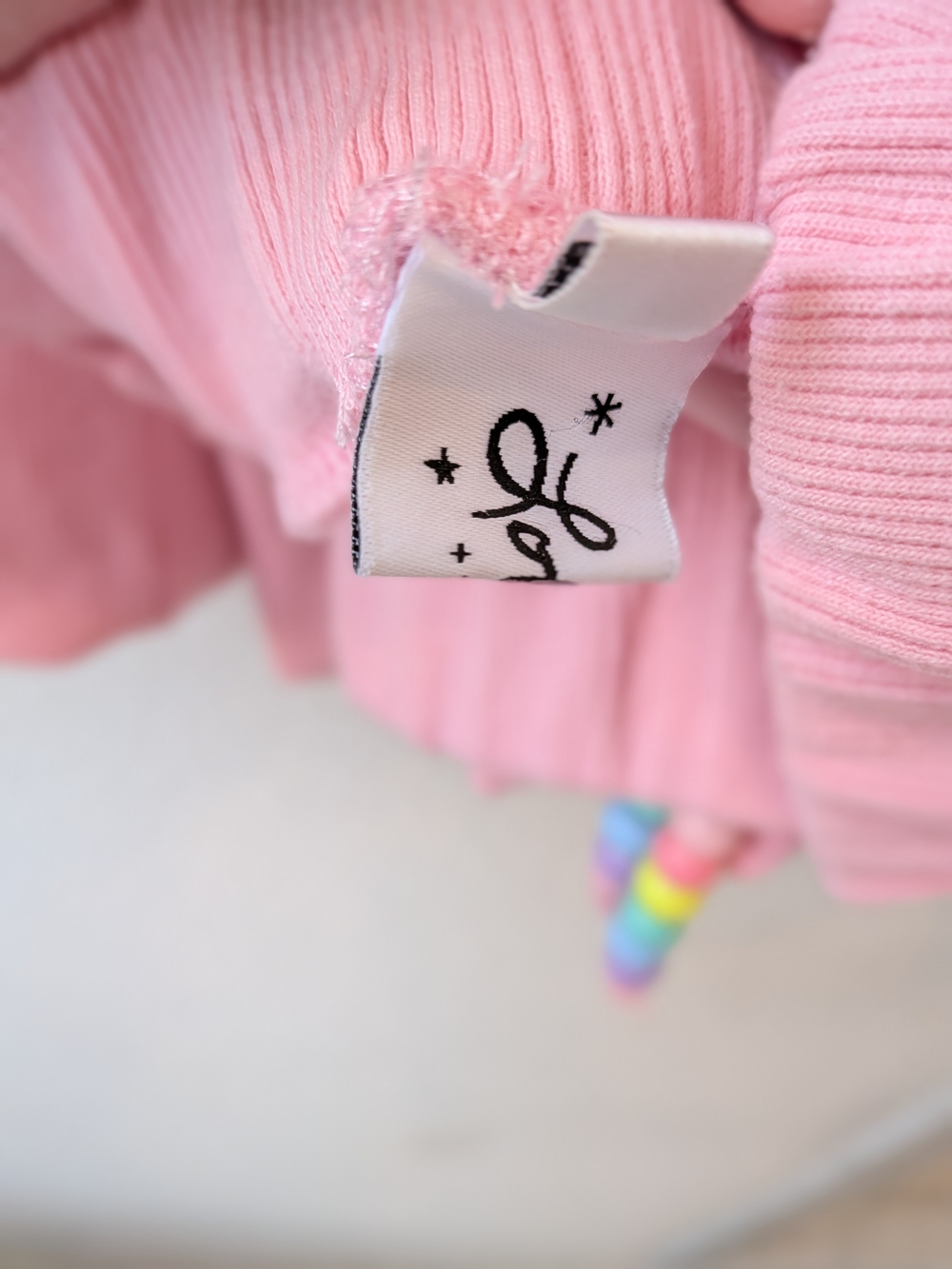 Women's Lola + The Boys Pink Heart-Print Track Pants & Sweatshirt Set L - Picture 10 of 11